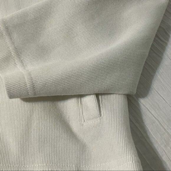 Talbots White Full Zip Jacket Size Petite Large - Picture 5 of 12